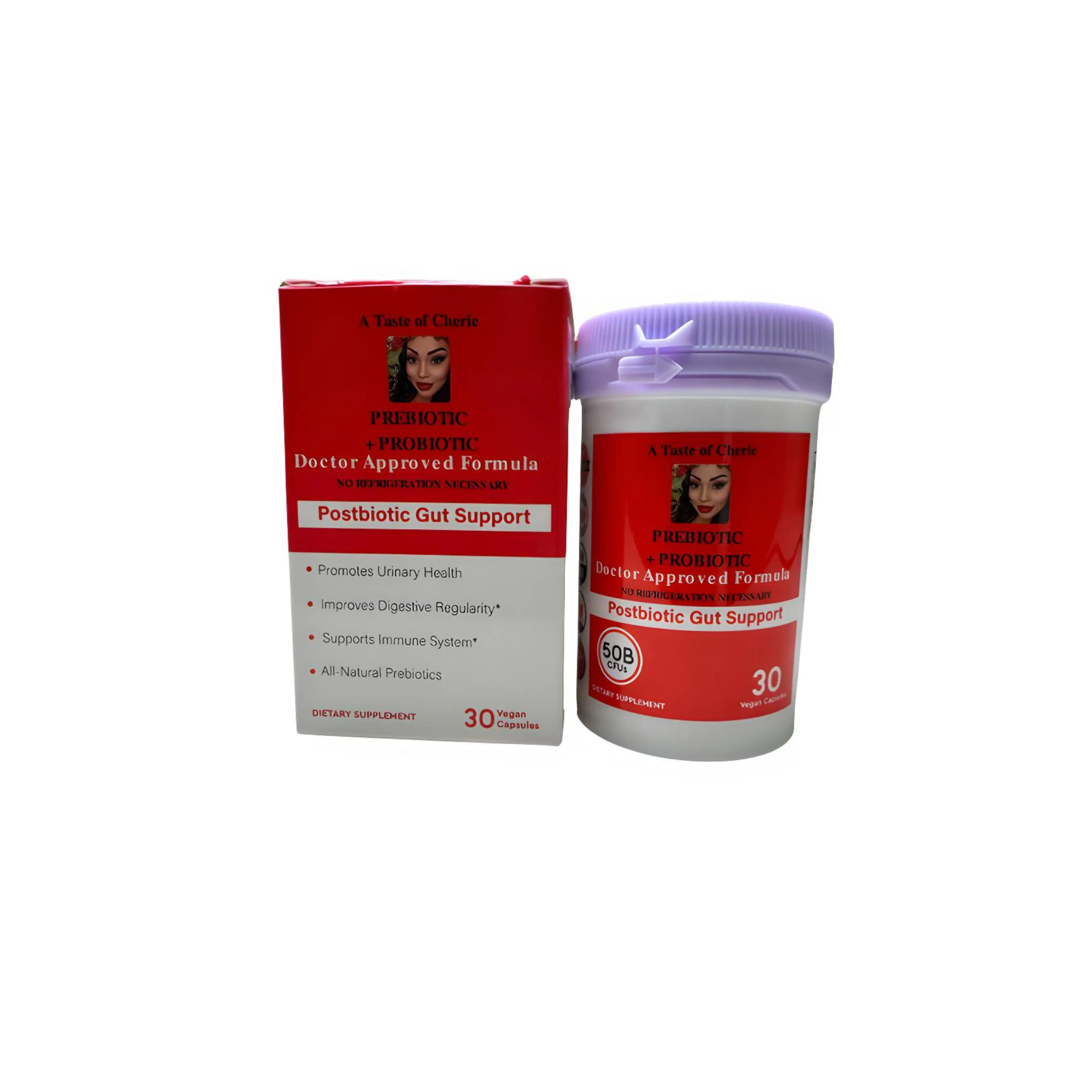 50 Billion Premium 3 in 1 Pre+Pro+Post Biotic with Cranberry Digestive Support Men & Women