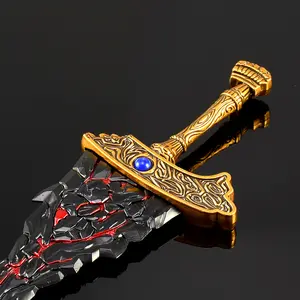 Elden Ring DLC Shadow of the Erdtree Maliketh's Black Blade 30cm Foam Pad Superbuybox Giftbox Knife Game Collection Gift Desk Decoration Backpack Pendant Gift