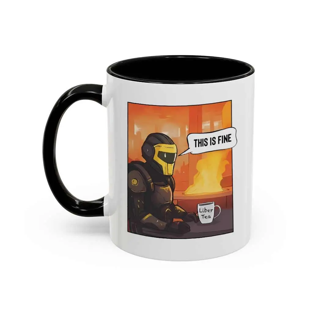 Liber Tea Mug, Helldivers 2 Inspired merch, Gaming Gifts For Him - scs18272