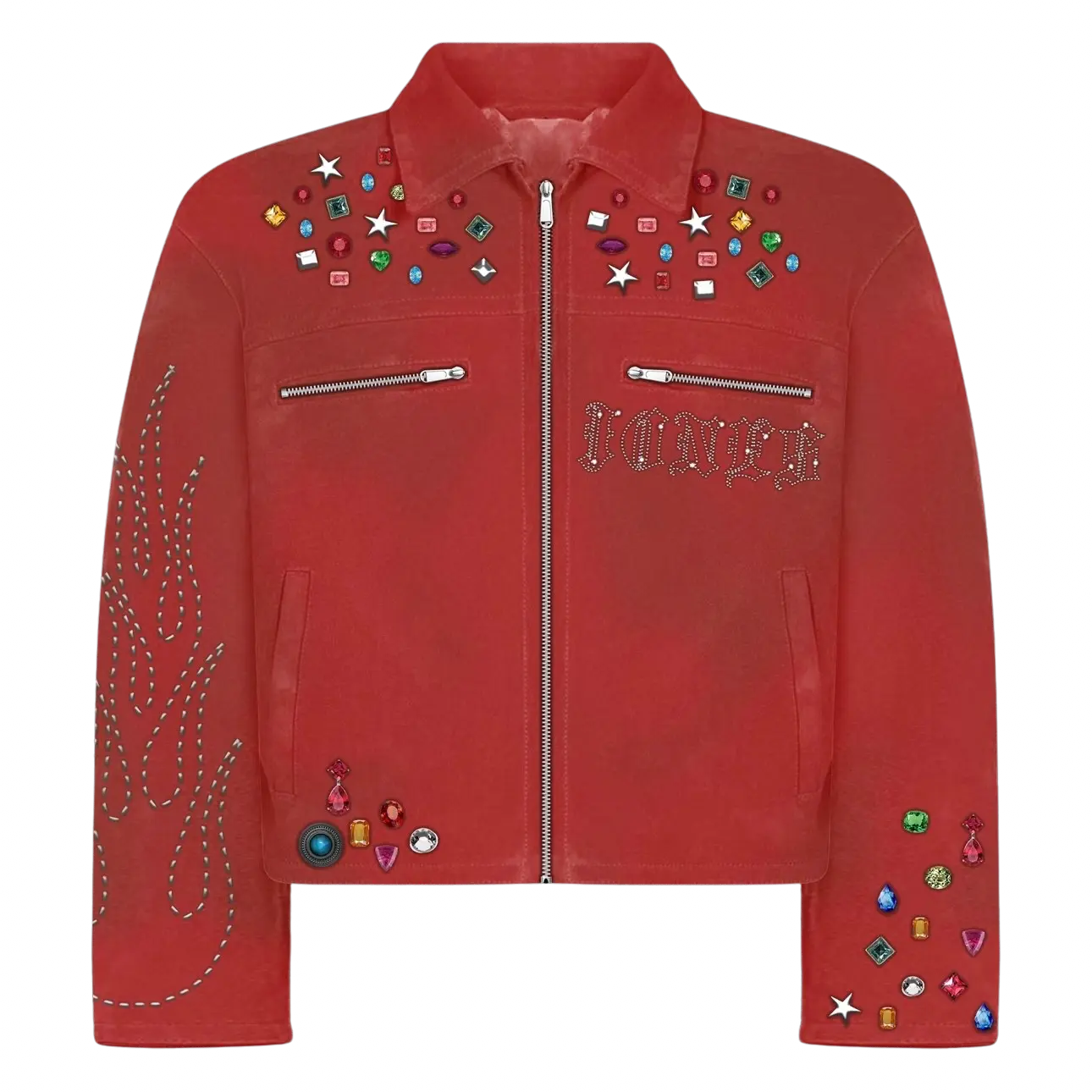 Velvet Rhinestone Jacket