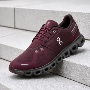On Running Cloud 6 Mulberry Pebble 3MF10072634 Men's Fashion Sneaker New