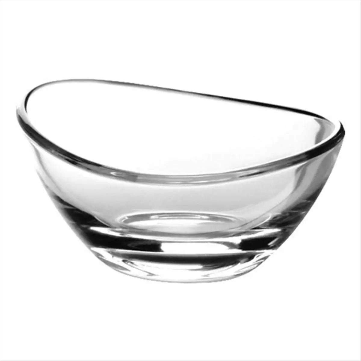 212 MAIN Round Glass Food-Safe Bowls - 5.1 in, High-Quality Individual Papaya Tableware, Dishwasher-Safe, Gift-Ready, Case of 6