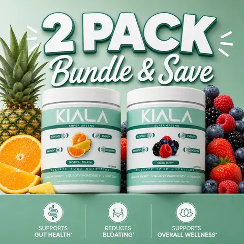 Kiala Nutrition Natural Dietary Supplement Best-Selling Flavors Bundle, Tropical Splash (2-Pack)