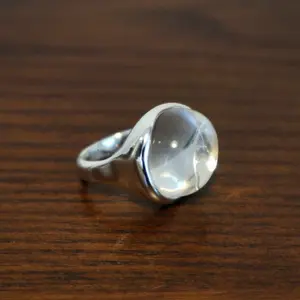 clear quartz ring | purification