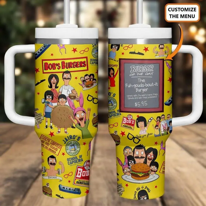 Bob's Burgers Movies Custom Cup 40oz Tumbler With Handle