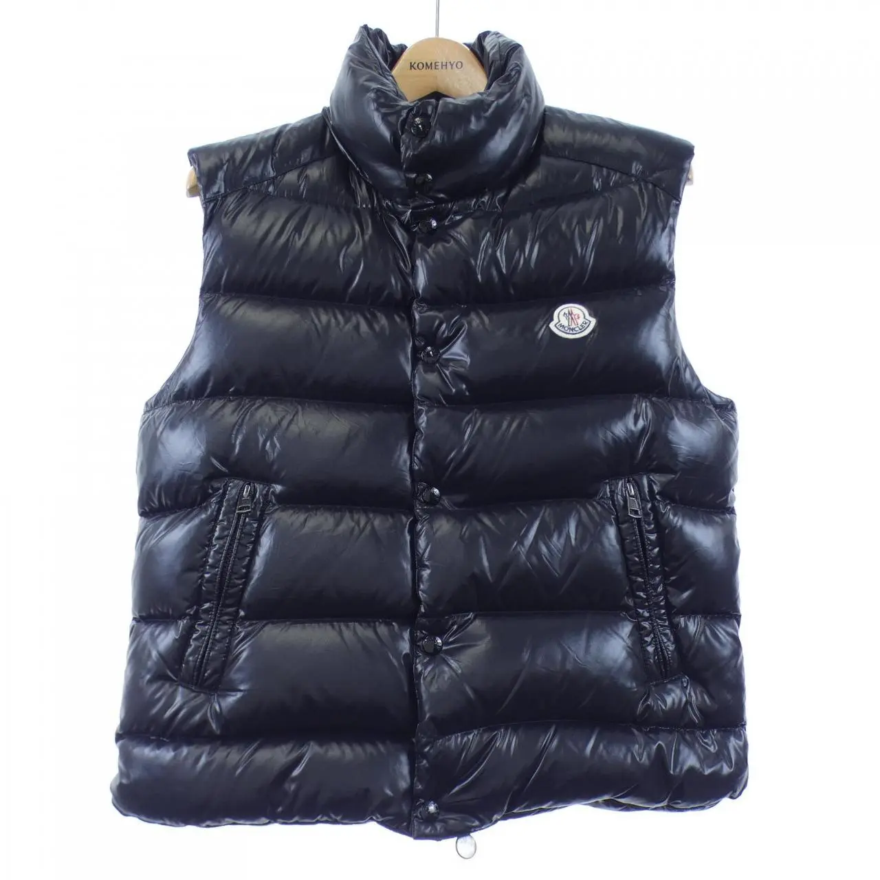 Pre-owned MONCLER Nylon Small Leather Goods TIB Down Vest