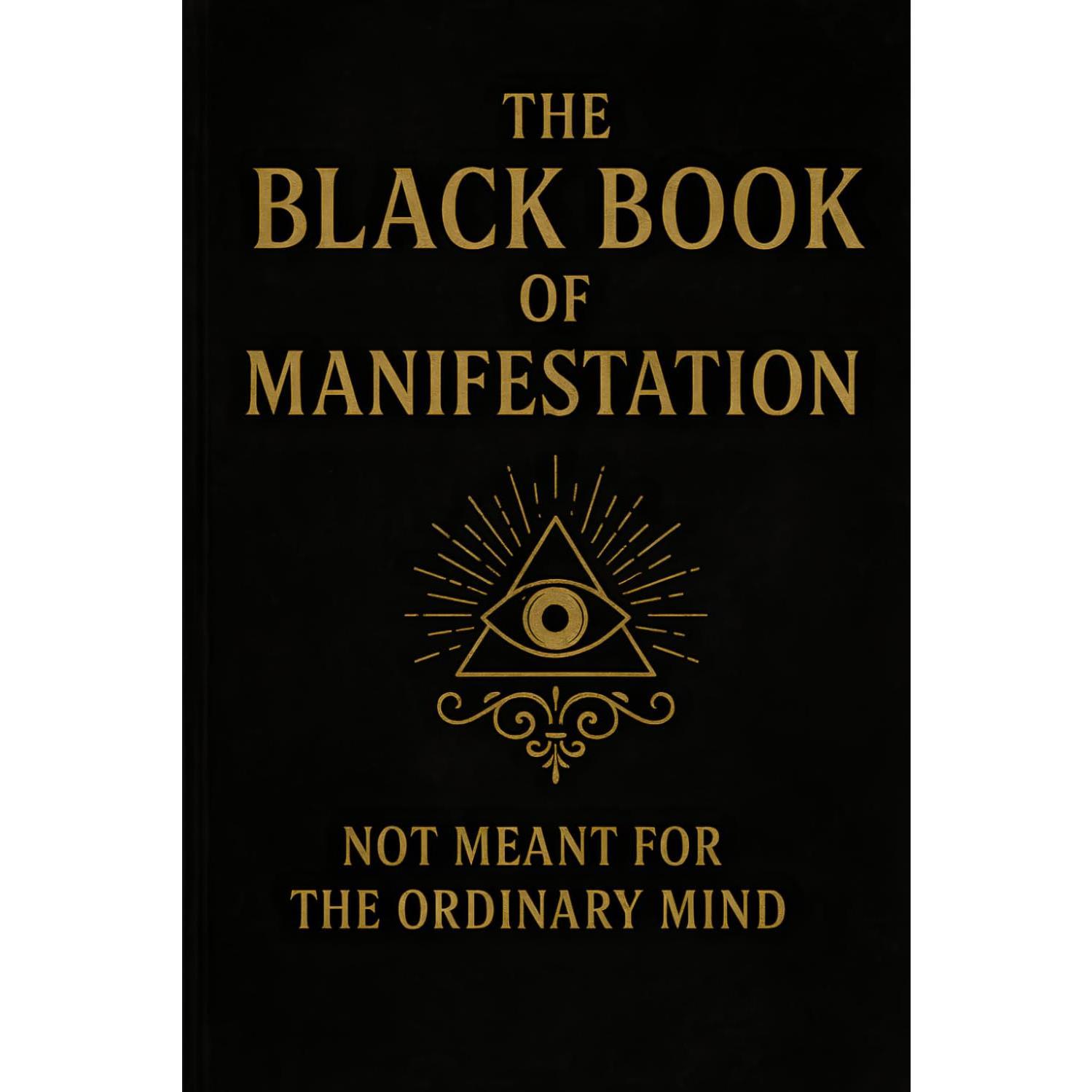 The Black Book of Manifestation: Hidden Secrets & Forbidden Techniques to Shape Your Reality