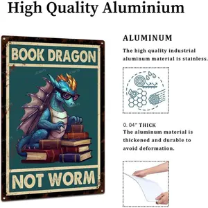 Kitchen Witch Aluminum Sign 8x12 Inch Retro Vintage Decor for Halloween Wall Witches Poster