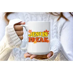 Mugs, coffee lovers gifts, Jesus freak mugs, Christian coffee mugs, Cute christian gifts