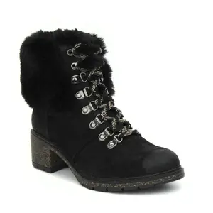 Aetrex Brooklyn Arch Support Boot - Black | Women's Orthotic Boots for Foot Pain Relief & All-Day Comfort