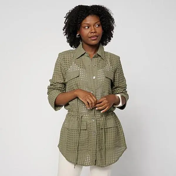 MarlaWynne WynneCollection Novelty Utility Jacket