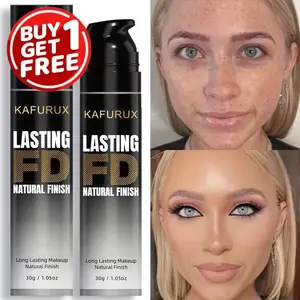 MAGIGIRL 2 Pcs Full Coverage Liquid Foundation, Light Texture Concealer Foundation, Long Lasting Oil Control, Natural Fit All Skin Types Daily Facial Makeup