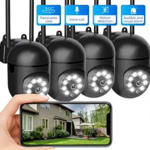【Mega Sale】JOOAN WiFi Pet Home Security Camera, 1080P Multi-Angle Pan/Tilt Panoramic HD, BT/WiFi Connectivity, Color Night Vision, Motion Detection, Two-Way Audio, Auto Tracking, Real-Time Alarm, Mobile App Remote Control, Smart Camera Night Vision Camera