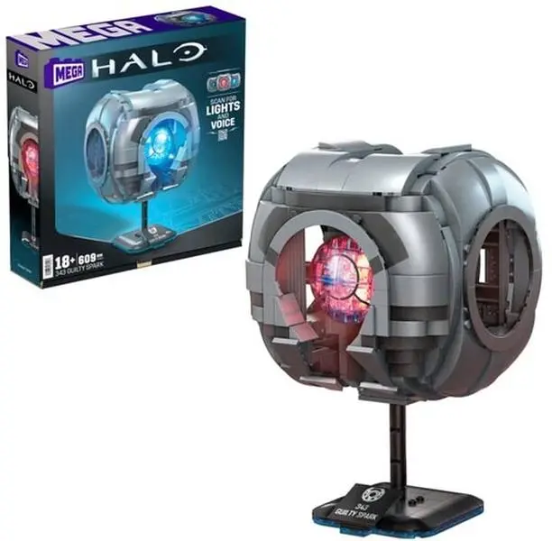 MEGA BLOKS HALO 343 Guilty Spark, 609 Piece Building Toy Set  [COLLECTIBLES] Brick