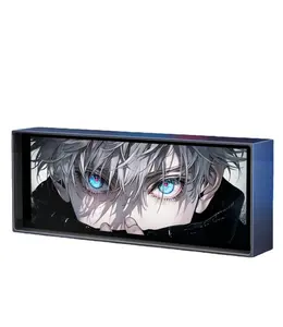 IPStudio Quantum Clock Pro Desktop Decoration Ornament with Video Playback, Customizable Screen Display (Photos, Videos, Time & Weather), 128MB RAM, Faster Transfer Speed, Ideal for Gaming & E-Sports Desk Setup