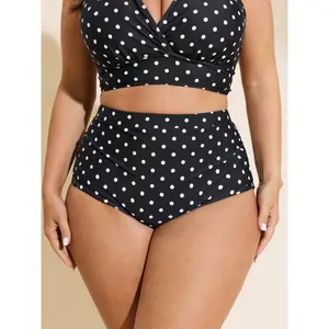 BLOOMCHIC Plus Size Polka Dots Skinny-Fit Bikini Bottoms [M-6X]2026 Summer Vibes Swimweek