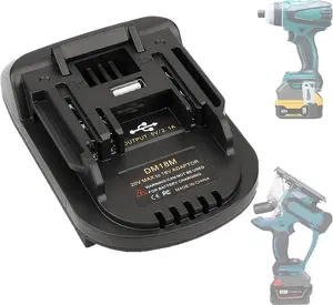 Battery Converter for Makita Tools, Adapter Compatible with Milwaukee M18 & for Dewalt 20V 60V Battery Li-ion (Only Adapter)