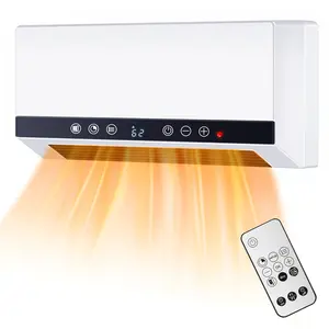 R.W.FLAME Wall Heater for Bathroom, 1500W Wall Mount Electric Heater with Remote Control, 24-Hour Timer, Weekly Timers, Easy to Mount for Bedroom, Office, And Home