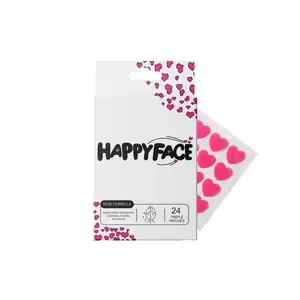 Pink Heart Pimple Patches, Acne Spot Dots, Party Pack 48 Count, Hydrocolloid, Tea Tree Oil, All Skin Types, Skincare, Skin Repair