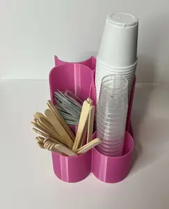 3D Printed Multi-Purpose Craft Organizer | Tumbler Supply Holder | Universal Countertop Caddy – Custom Color