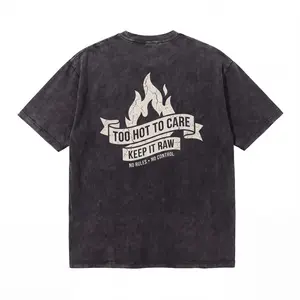 Lawless Row Too Hot To Care Washed Cotton Tee | No Rules Streetwear