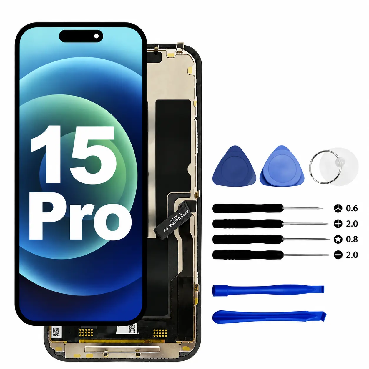 Screen Replacement For iPhone 15 Pro LCD Display Touch Digitizer Repair Kit