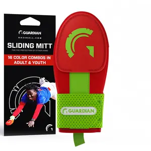 Guardian Baseball Sliding Mitt (Red Neon/Lime)