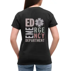 Gildan Emergency Department T-Shirt Soft Breathable Cotton ER Nurse ER Tech Emergency Medicine Shirt Unisex Everyday Comfort Tee Jeans Womenswear