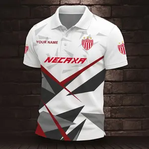 LIGA MX Club Necaxa Personalized Name Multi Color Polo ST2605