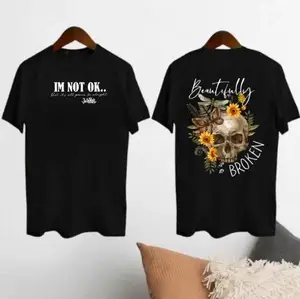 I'm Not Okay But It's All Gonna Be Alright T-Shirt, Unisex Graphic Tee, Summer Outfits