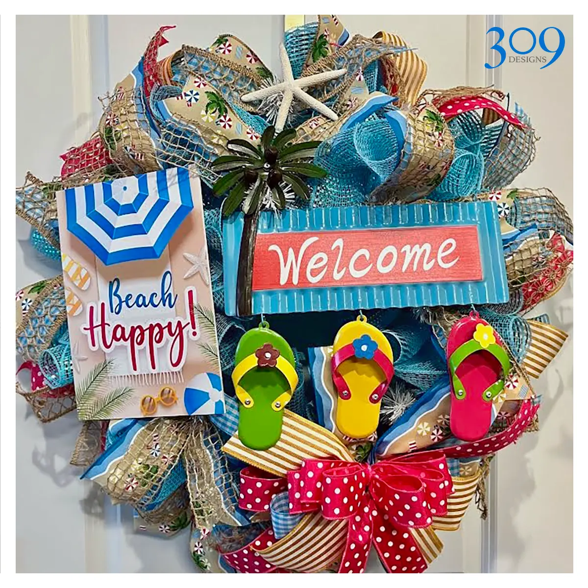Beach Happy Wreath