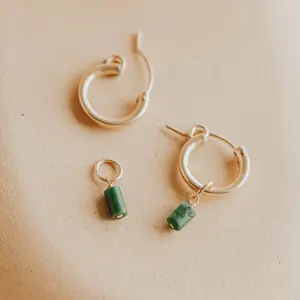 Hello Adorn Stormy Hoop Earring Charms - Any Occassion Jewelry - Women's Fashion Accessory