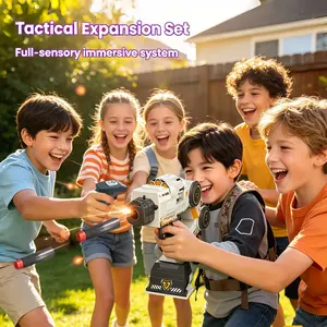 Smart Tracking Mechanical Arm Foam Blaster,Wearable Shoulder Mount,Dual Control Cool Inductive Robot Arm,Soft Dart Robotic Arm,Motion-Tracked Blaster,Motion Control Toy Machine with Wearable Shoulder Mount&Remote Control Toys for Boys Gifts for 8-12