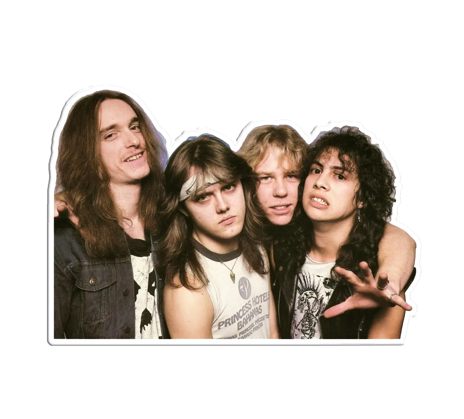 Metallica die cut Sticker