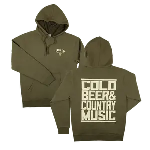 Green Cold Beer Hoodie