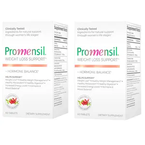 Promensil Metabolic Wellness & Vitality Support | 2 Pack Bundle | Berberine & Green Tea Extract | 120 Vegan Tablets