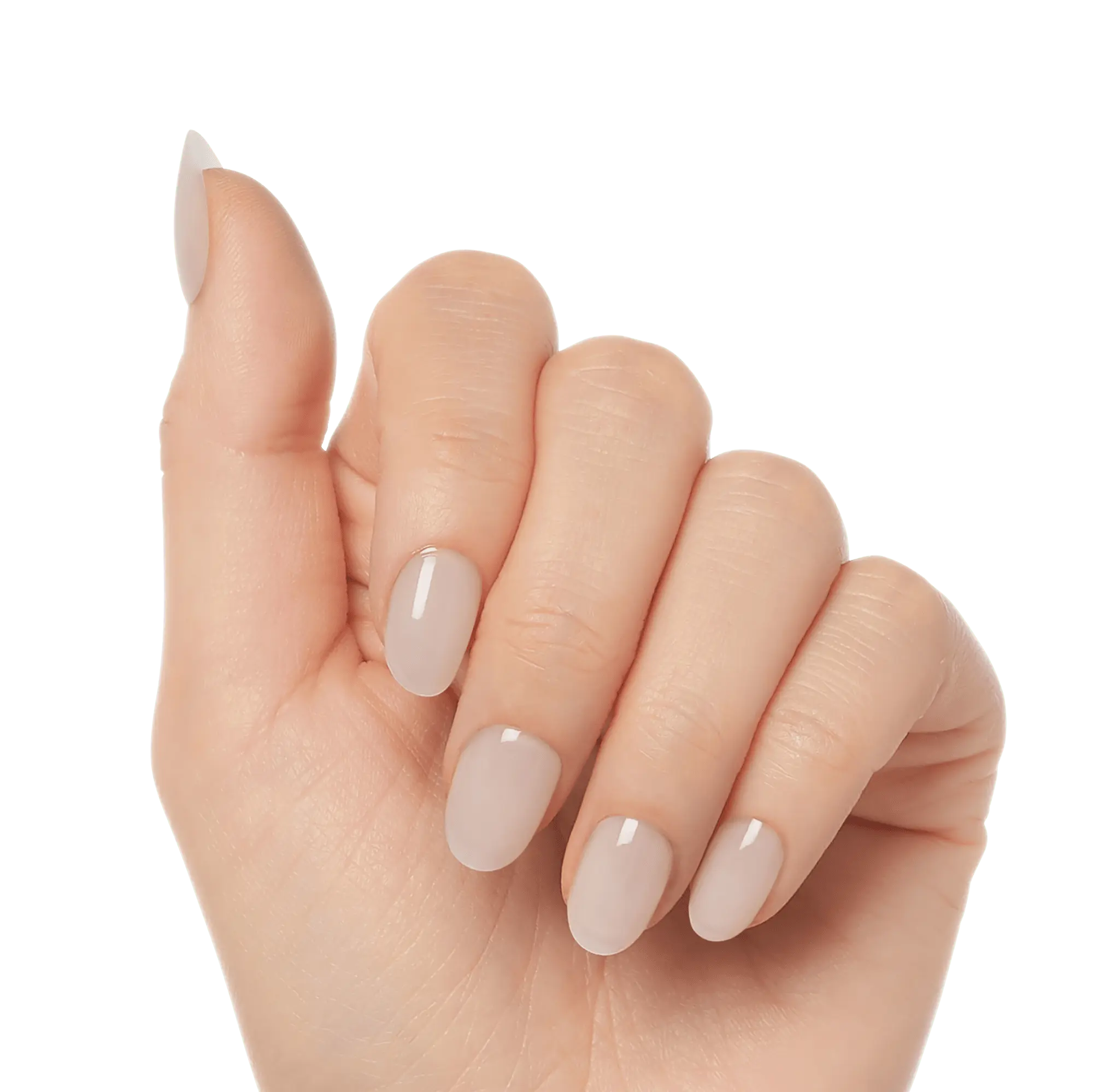Kiss Salon X-tend Color Press On Soft Gel Nails - Keep It | Solid, White, Short, Oval