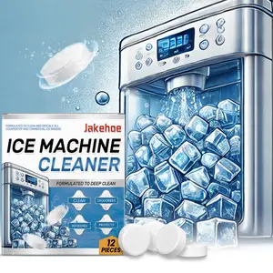 Ice Maker Cleaning Tablets - 12 Pack, Gentle Formula Deep Clean & Deodorize, Safe Non-Toxic, Suitable for All Ice Makers, Choose 12/24/36 Packs