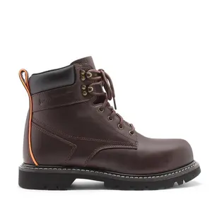 Juno Jones Men’s Goodyear Composite Toe Work Boots – EH Rated Electrical Hazard Safety Boots, Hickory