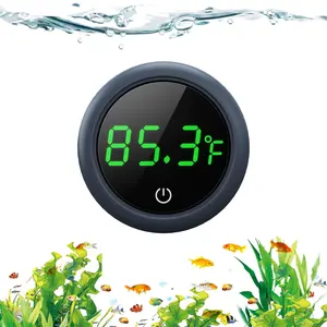 Digital LED Fish Tank Thermometer - Accurate to ±0.9°F, for Aquariums & Reptiles