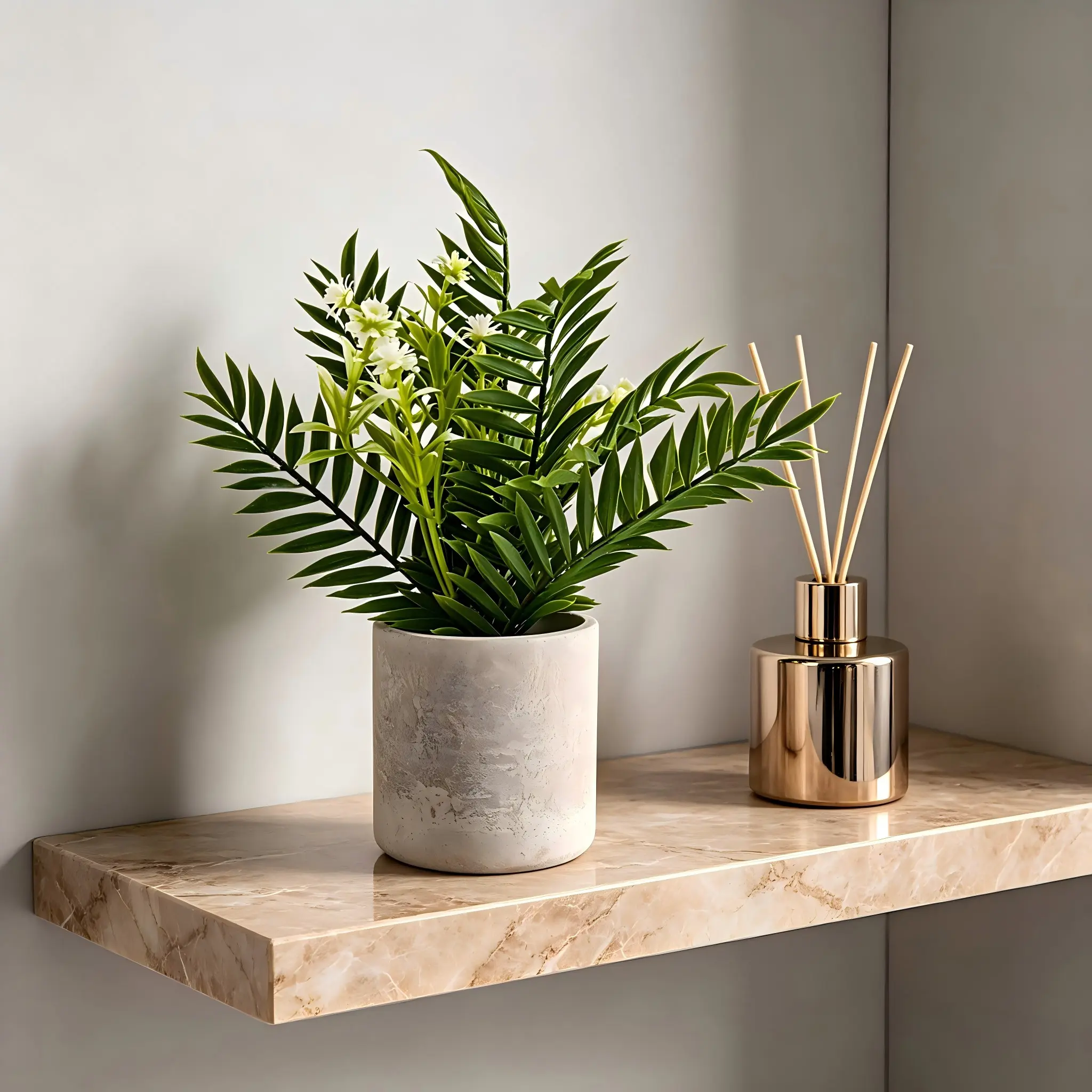 1pc Realistic Artificial Plant Paper Mache Pot Decor, Decorative Fake Plants, No Watering Needed, Evergreen, Ideal for Home Office Coffee Shop Hotel Gift, Fake Plant Decoration