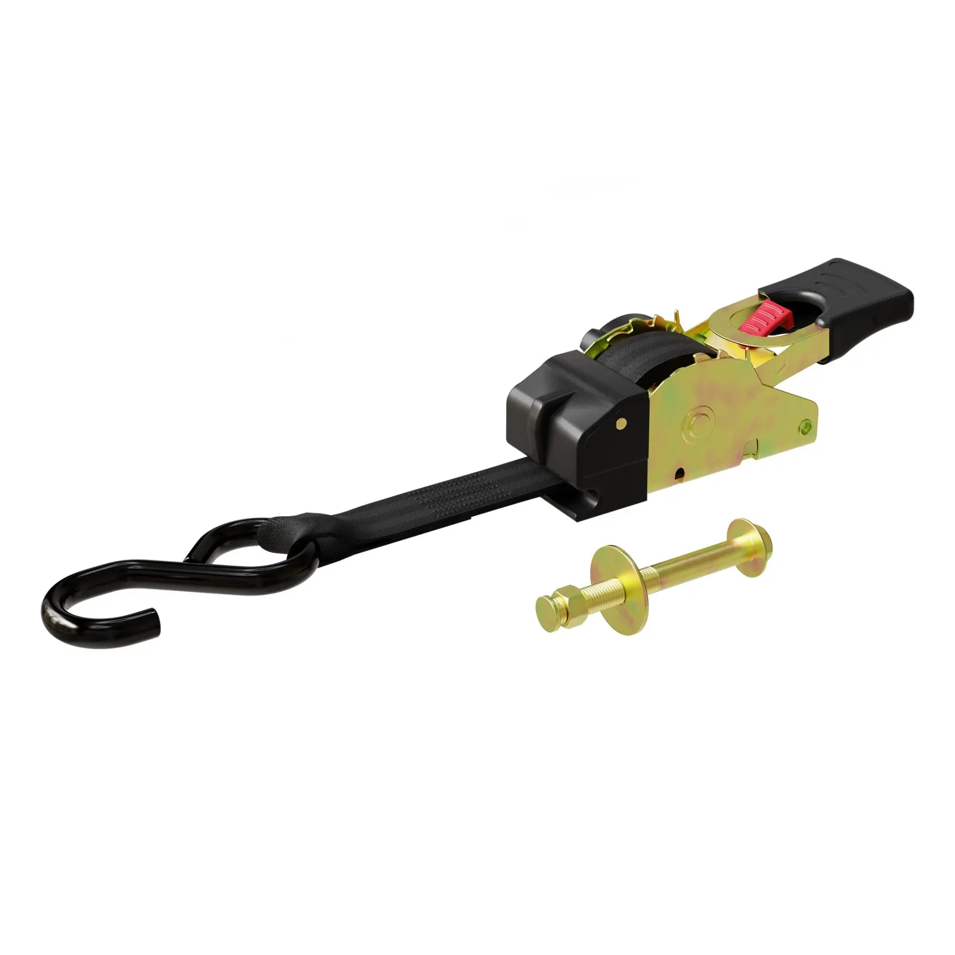 1 inch Bolt-On Retractable Ratchet Straps 1 inch Bolt-On Retractable Ratchet Straps