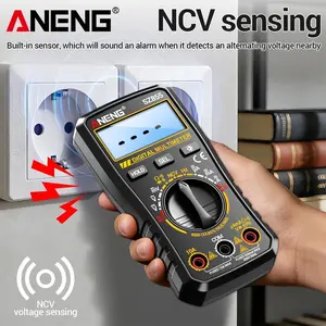 ANENG SZ855 Auto‑Ranging Digital Multimeter, Intelligent Anti‑Burn Design with Backlit Display, NCV, Temperature Test, Ideal for Outlet, Battery & Electronic Maintenance