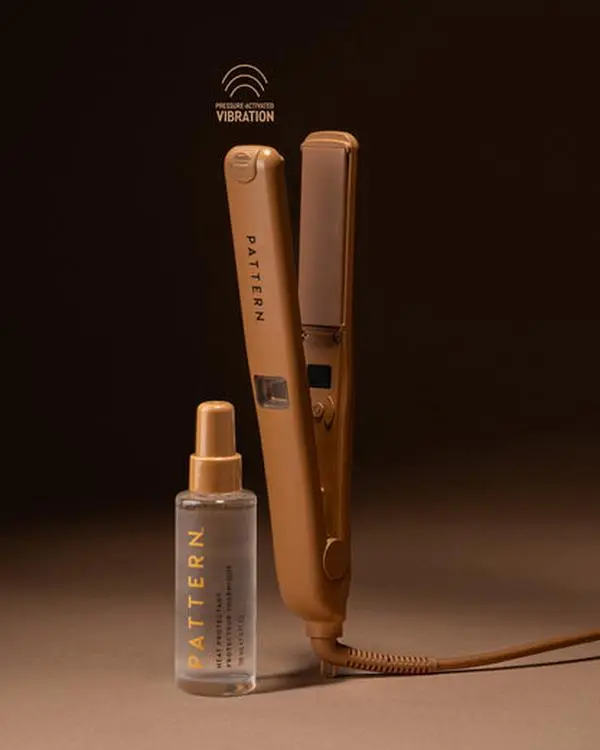 PATTERN Beauty Straighten & Shield Set | Flat Iron + Heat Protectant