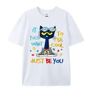 Women's patterned printed round-neck T-shirt, fashionable casual round-neck blouse, suitable for daily, holiday, vacation and outdoor wear, women's summer clothing, top Womenswear Crewneck