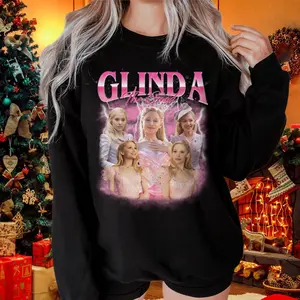 Wicked Glinda Changed for Good Sweatshirt, BWitch Pink And Green T-Shirt, Wicked The Musical Movies Tee, High-Quality Top Printed