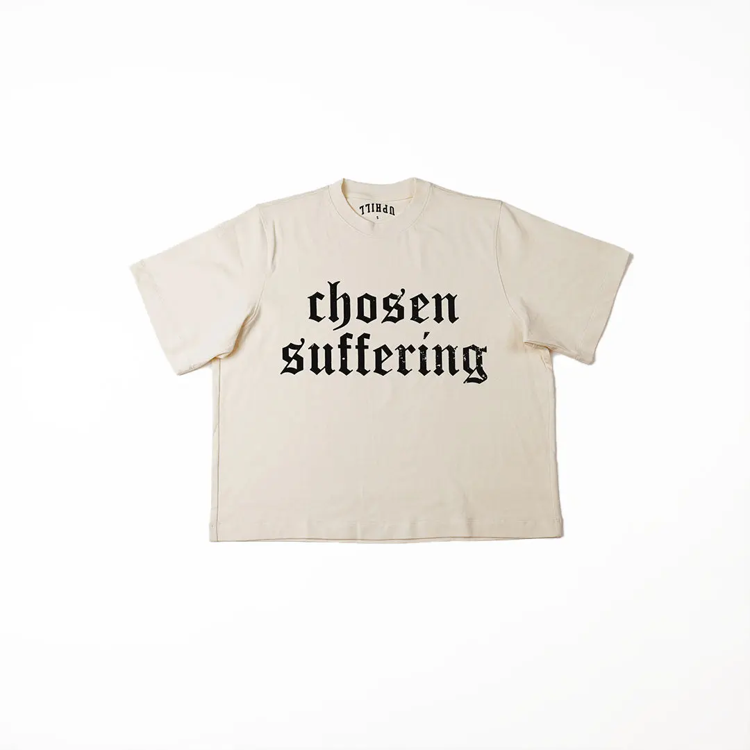 Off-White Chosen Suffering Crop Tee