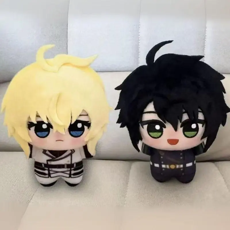10cm Seraph of the End Hyakuya Mikaela Unisex Stuffed Cotton Anime Doll, Creative Backpack Accessory, Ideal Birthday Gift for Kids