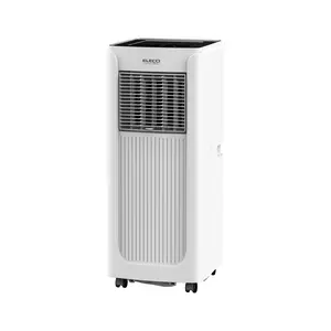 8000 BTU Portable Air Conditioner - Cools up to 550 Sq. Ft. | 3-in-1 AC Unit with Dehumidifier & Fan Mode, 24H Timer, Remote Control, Sleep Mode & Easy Window Installation Kit (Sleek White)