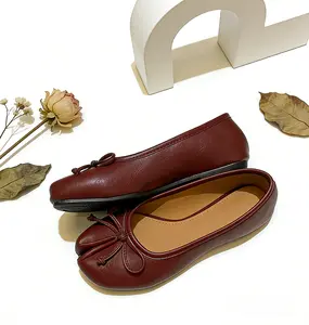 [New Arrival] Bow Knot Slip-On Tabi Flats for Women Chill Casual Street Vibes Soft Ballet Flats Everyday Comfort Trendy Ninja-Inspired Split Toe Easy-Peasy Kick-Back Flats